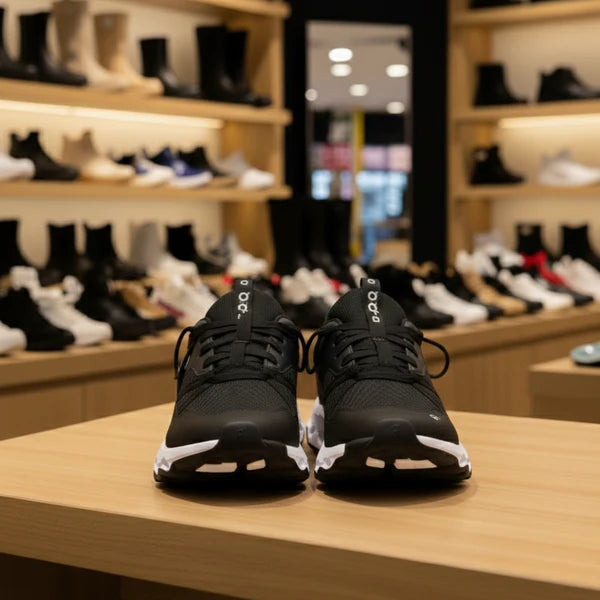 Zapatillas On Cloud Negro y Blanco para Caballero